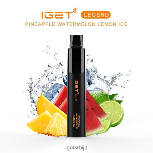 discount IGET vapes-пуфф легенда - 4000 пуффс LVJ84B662 IGET ананас лубеница лимун лед