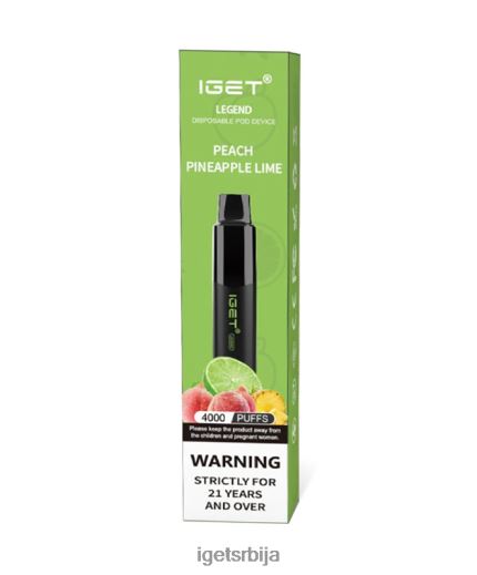 discount IGET vapes-пуфф легенда LVJ84B190 IGET бресква ананас креч