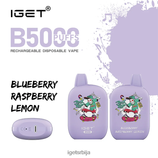 IGET wholesale-попуст б5000 LVJ84B308 IGET боровница малина лимун