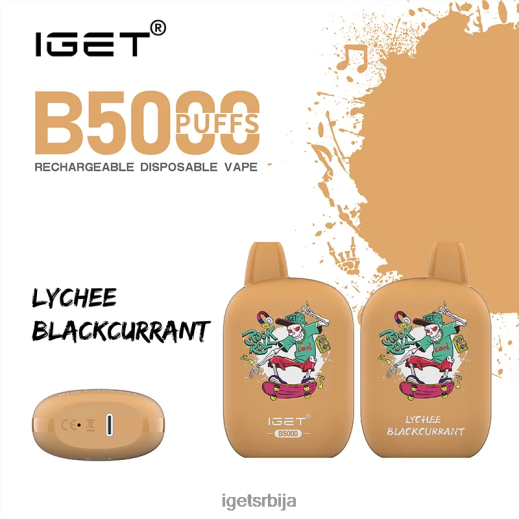IGET store-пуфф б5000 LVJ84B309 IGET личи црна рибизла