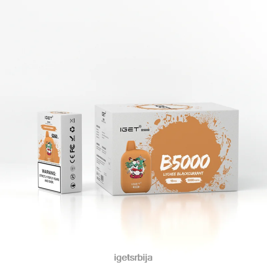 IGET store-пуфф б5000 LVJ84B309 IGET личи црна рибизла
