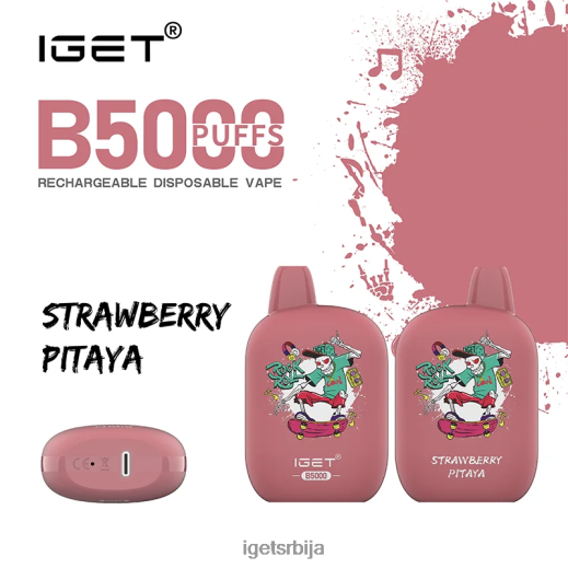 IGET puff-велепродаја б5000 LVJ84B313 IGET питаја од јагода
