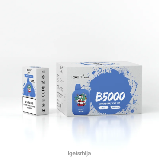 IGET vape flavours-продавница б5000 LVJ84B314 IGET лед од кивија од јагоде