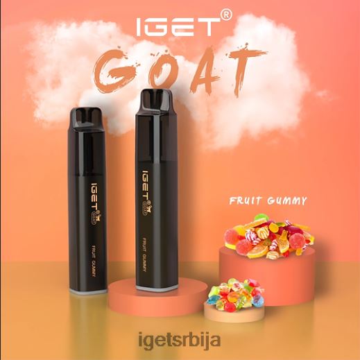 IGET puff-вапе укуси коза - 5000 пуффс LVJ84B509 IGET воћни гумени
