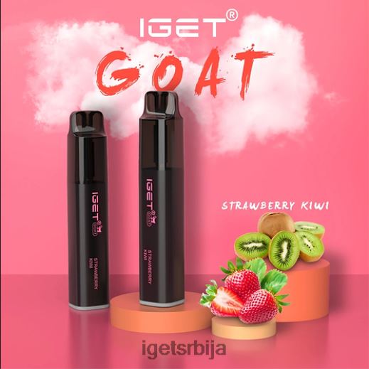 IGET sale-вапе укуси коза - 5000 пуффс LVJ84B558 IGET киви од јагоде
