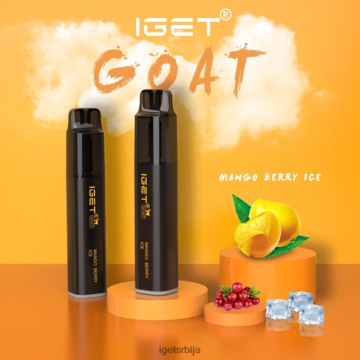 IGET vape sale-распродаја коза - 5000 пуффс LVJ84B559 IGET лед бобица манга