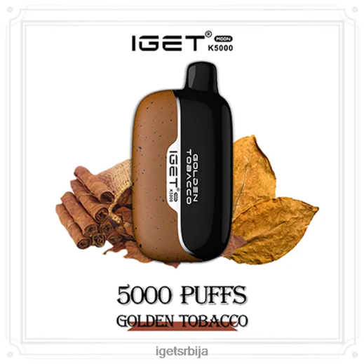 IGET sale-пуфф моон 5000 пуффс LVJ84B211 IGET златни дуван