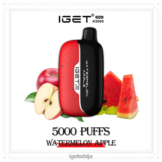 IGET discount-продавница месец 5000 пуффс LVJ84B216 IGET јабука од лубенице