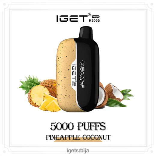 IGET discount-вапе укуси моон 5000 пуффс LVJ84B226 IGET ананас кокос