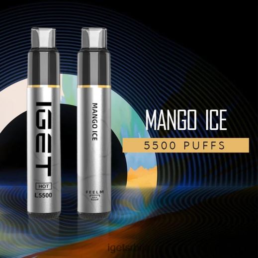 discount IGET vapes-вапе укуси врући - 5500 пуффс LVJ84B446 IGET лед од манга