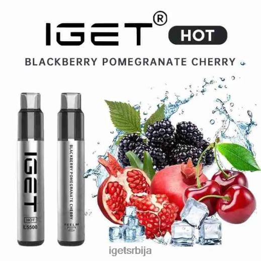 IGET store-распродаја вруће - 5500 пафова LVJ84B650 IGET купина нар трешња