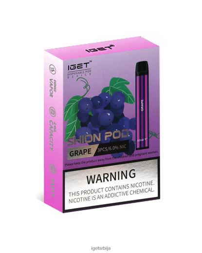 IGET bar sale-пуфф 3 к схион LVJ84B15 IGET грожђа