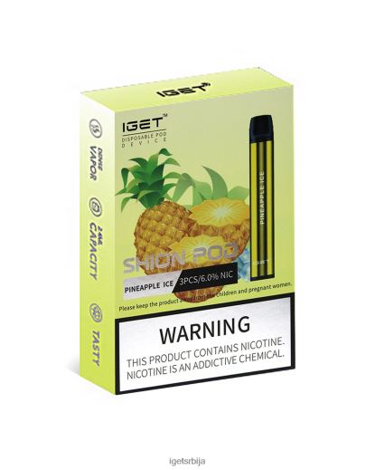 IGET vape sale-продаја 3 к схион LVJ84B24 IGET лед од ананаса