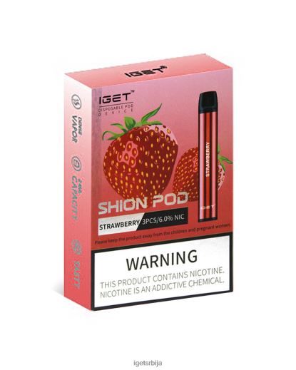 IGET store-продавница 3 х шион LVJ84B27 IGET јагода
