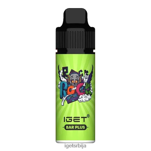 IGET vape flavours-пуфф бар плус - 6000 пуффс LVJ84B564 IGET дупла јабука