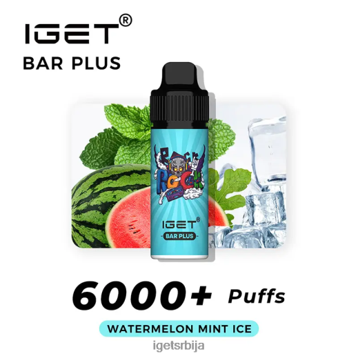 IGET bar discount-продаја бар плус 6000 пуффс LVJ84B248 IGET лубеница лед од нане