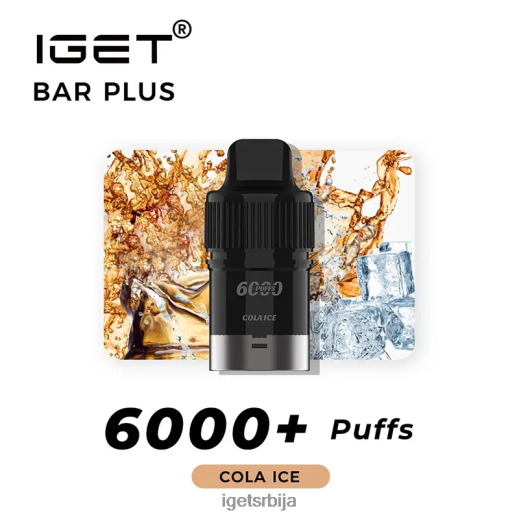 IGET bar sale-вапе сале бар плус под 6000 пуффс LVJ84B263 IGET кола лед