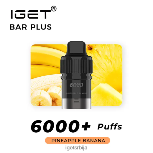 IGET bar discount-вапе флаворс бар плус под 6000 пуффс LVJ84B268 IGET ананас банана